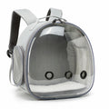 BubblePaws bubble cat backpack in Cloud Gray
