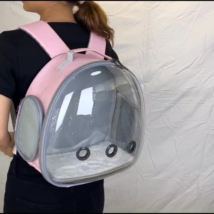 Small pet carrier backpack for rabbits, kittens and guinea pigs